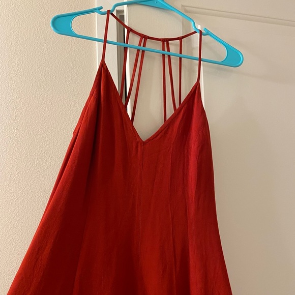 NWOT Forever 21 Burnt Orange Dress - Picture 4 of 7